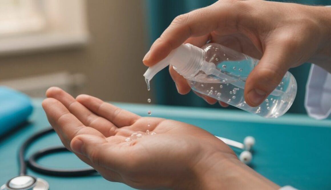 richtige Händedesinfektion